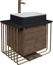 Grossman Мебель для ванной Винтаж 70 GR-4043BW веллингтон/металл золото – фотография-3